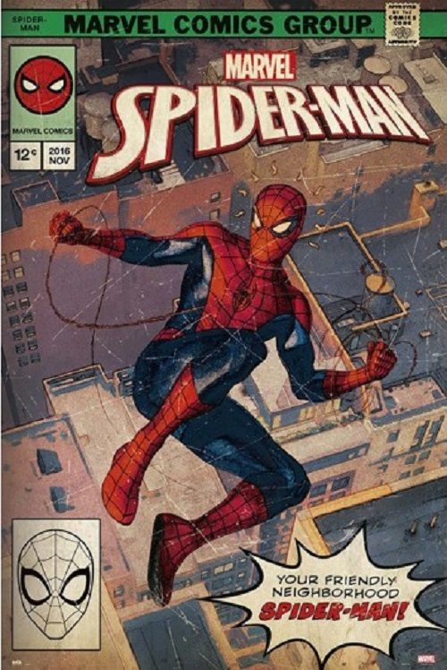 Spider Man - Comic Book Cover - POSTER