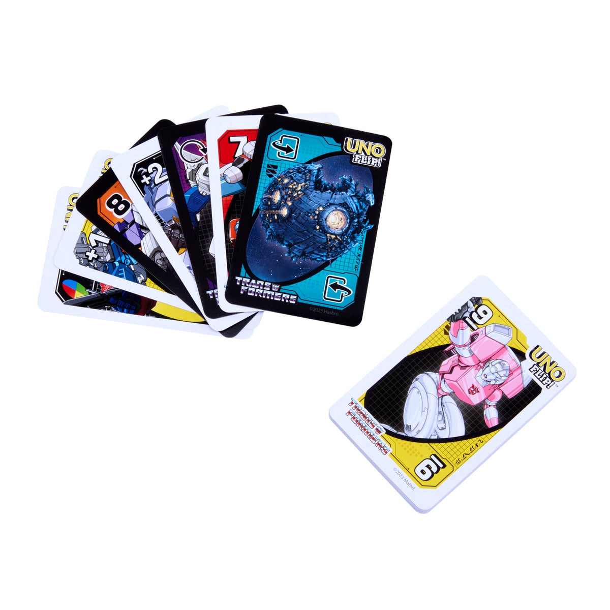 Transformers UNO Flip Card Game