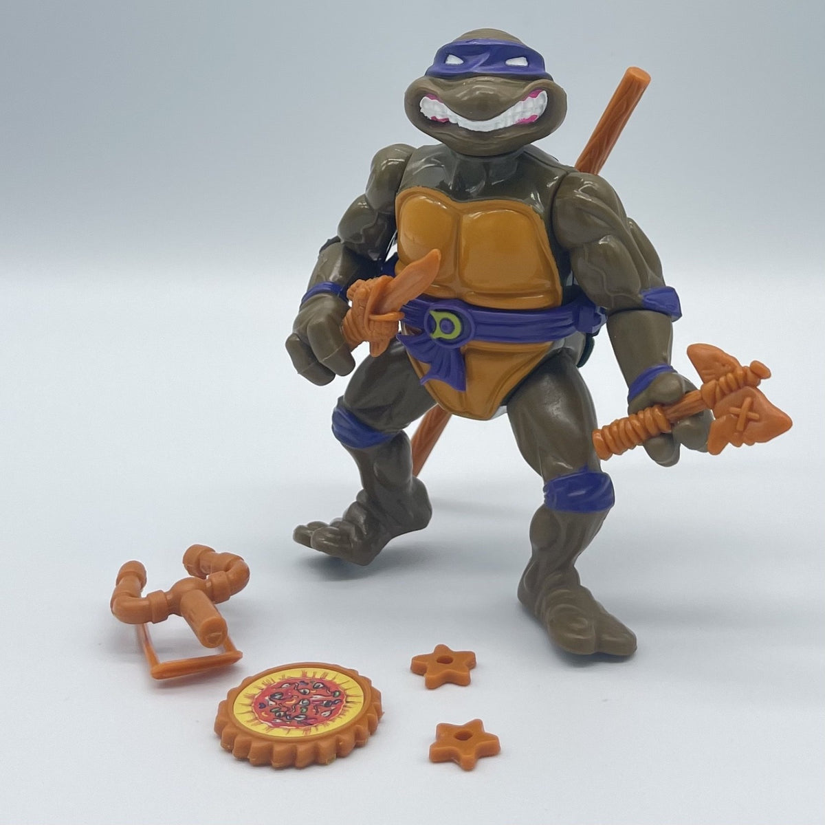 1990 TMNT Teenage Mutant Ninja Turtles – STORAGE SHELL DONATELLO – Complete