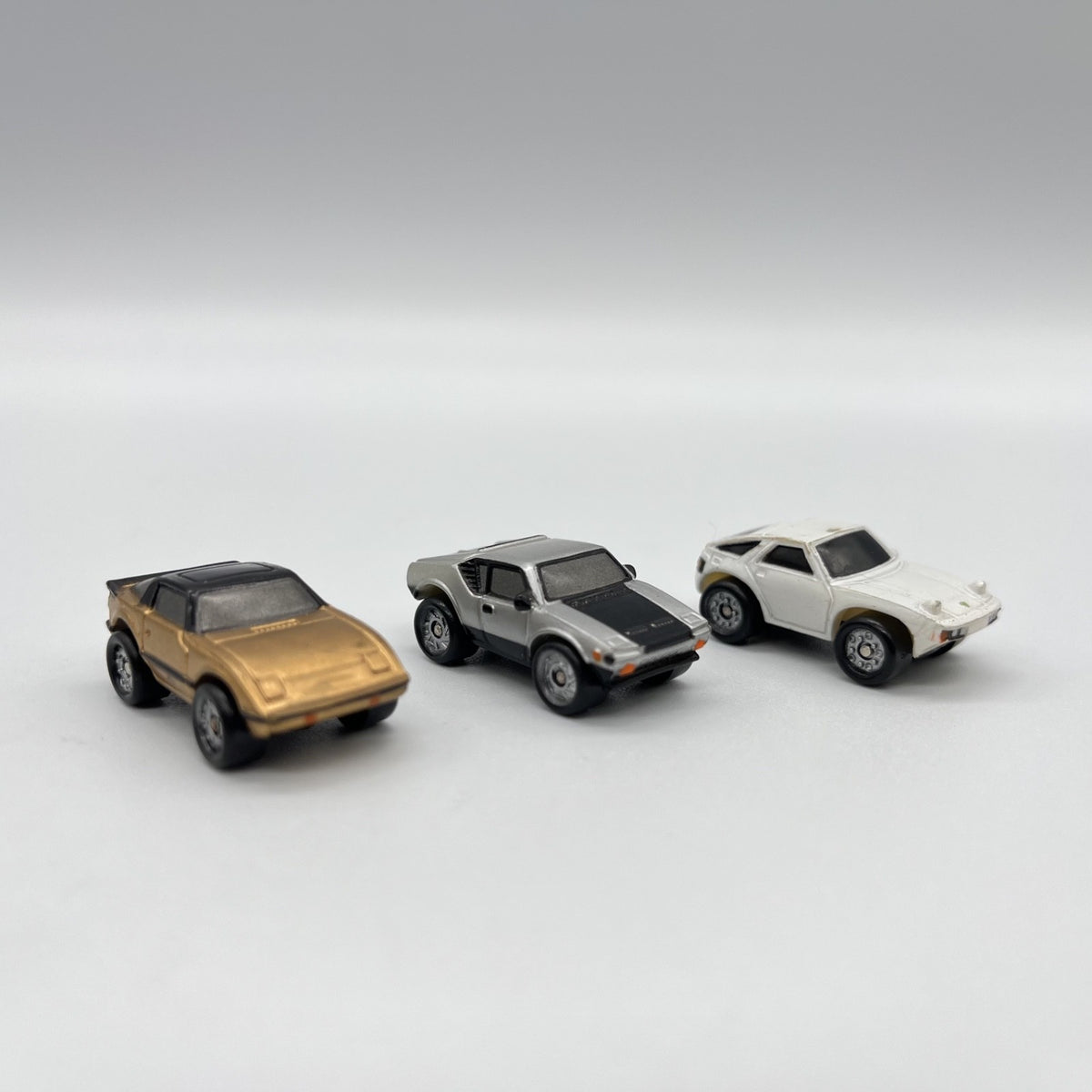 1988 Galoob Micro Machines #12 EUROPEAN EXOTICS – Lot of 3 – No Ferraris – VTG