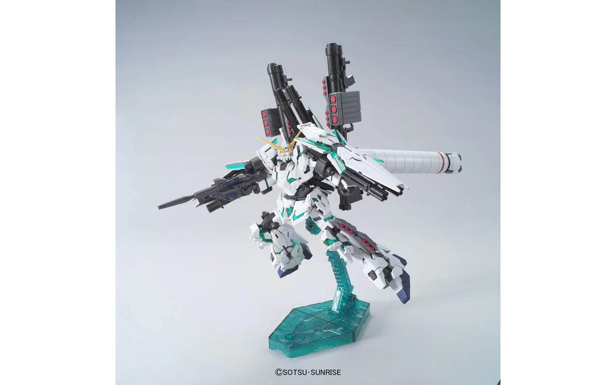 HGUC 1/144 Full Armor Unicorn Gundam (Green Psycho Frame Ver.) Model Kit (Open Box, Runners Sealed)