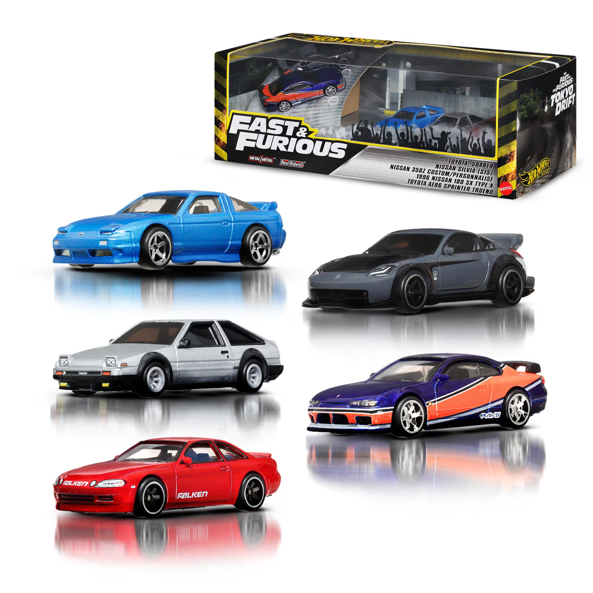 Hot Wheels Premium Fast & Furious: Tokyo Drift 5-Car Pack