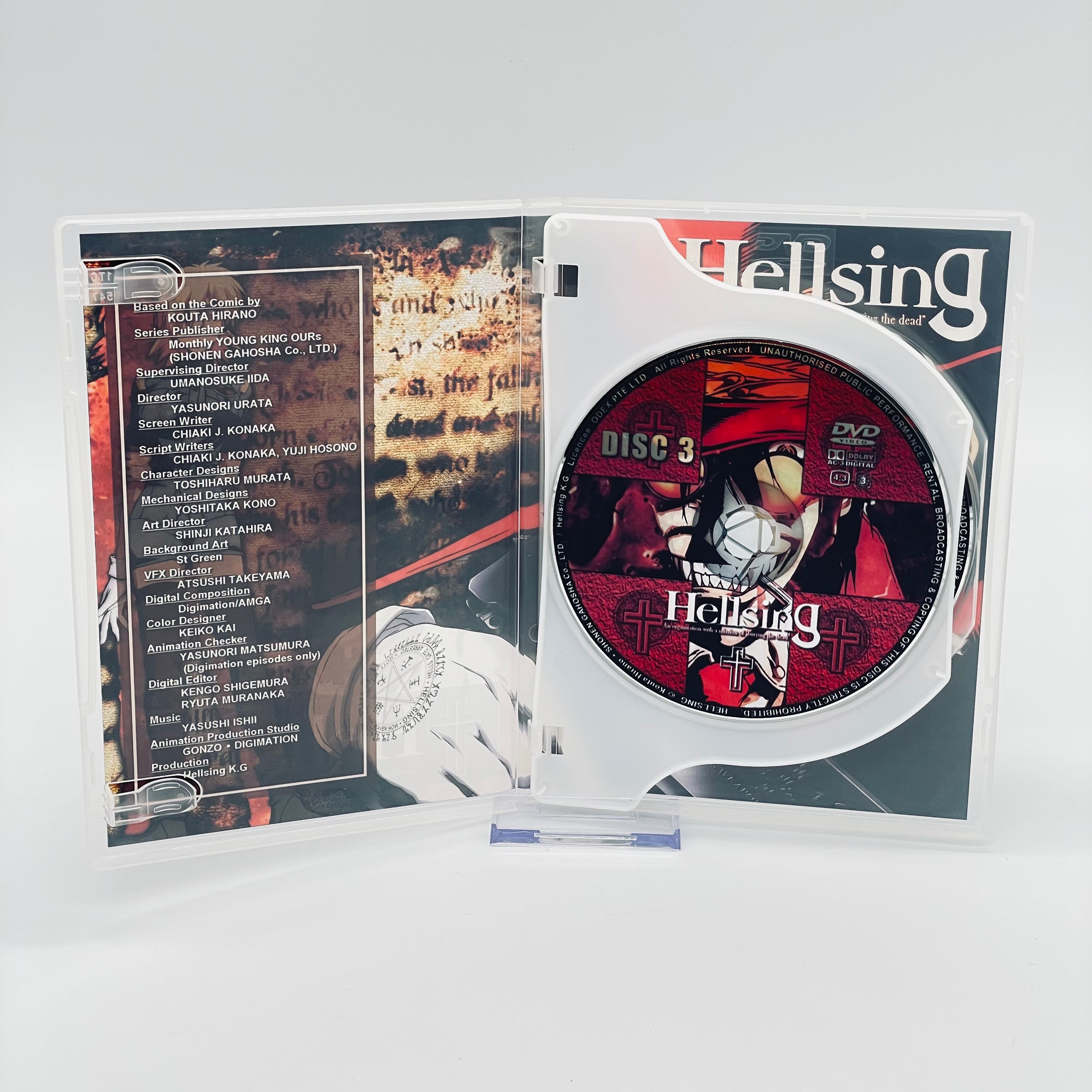 Hellsing Volume 2 Anime DVD - Region 4 used