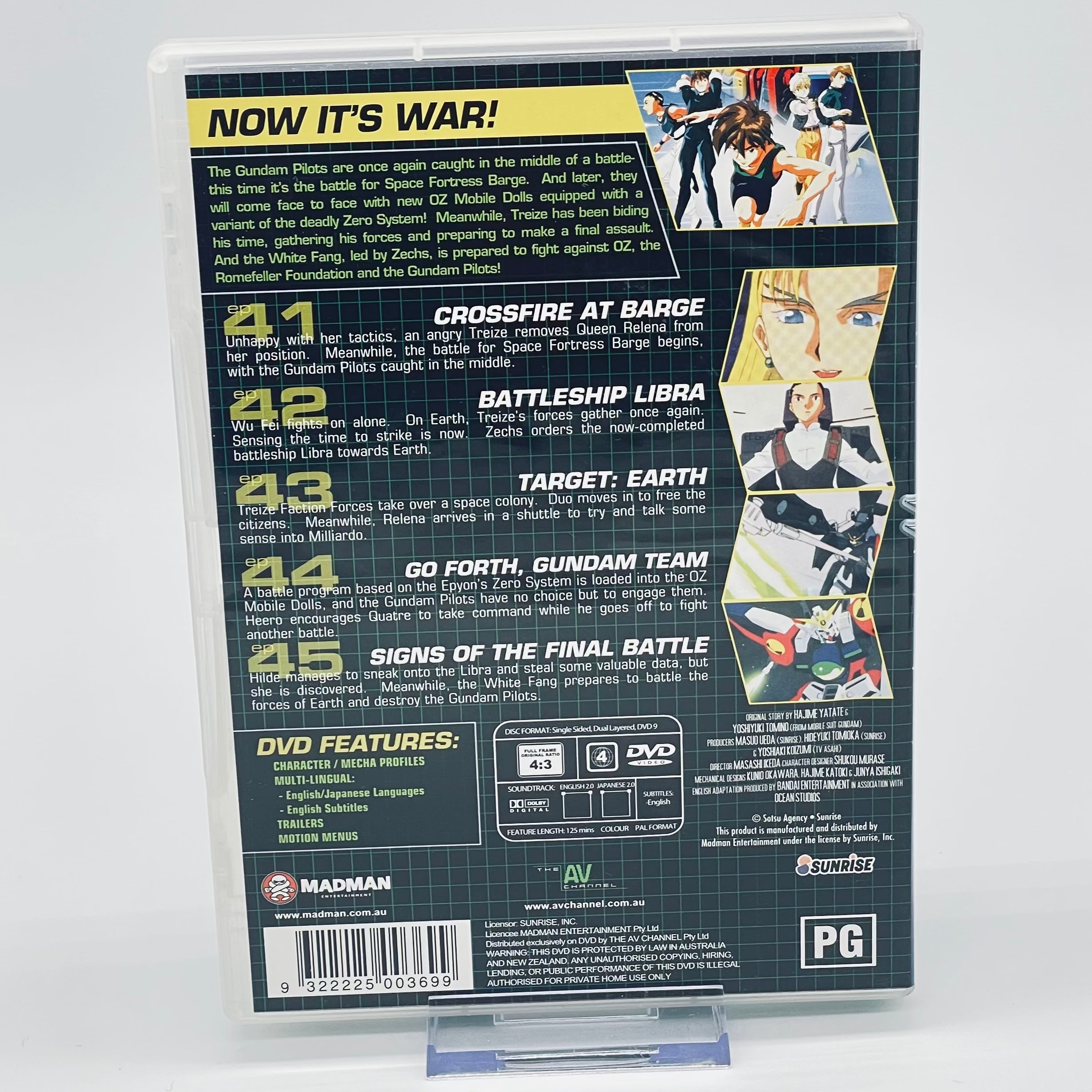Gundam Wing: Operation 9 Anime DVD - Region 4 Used