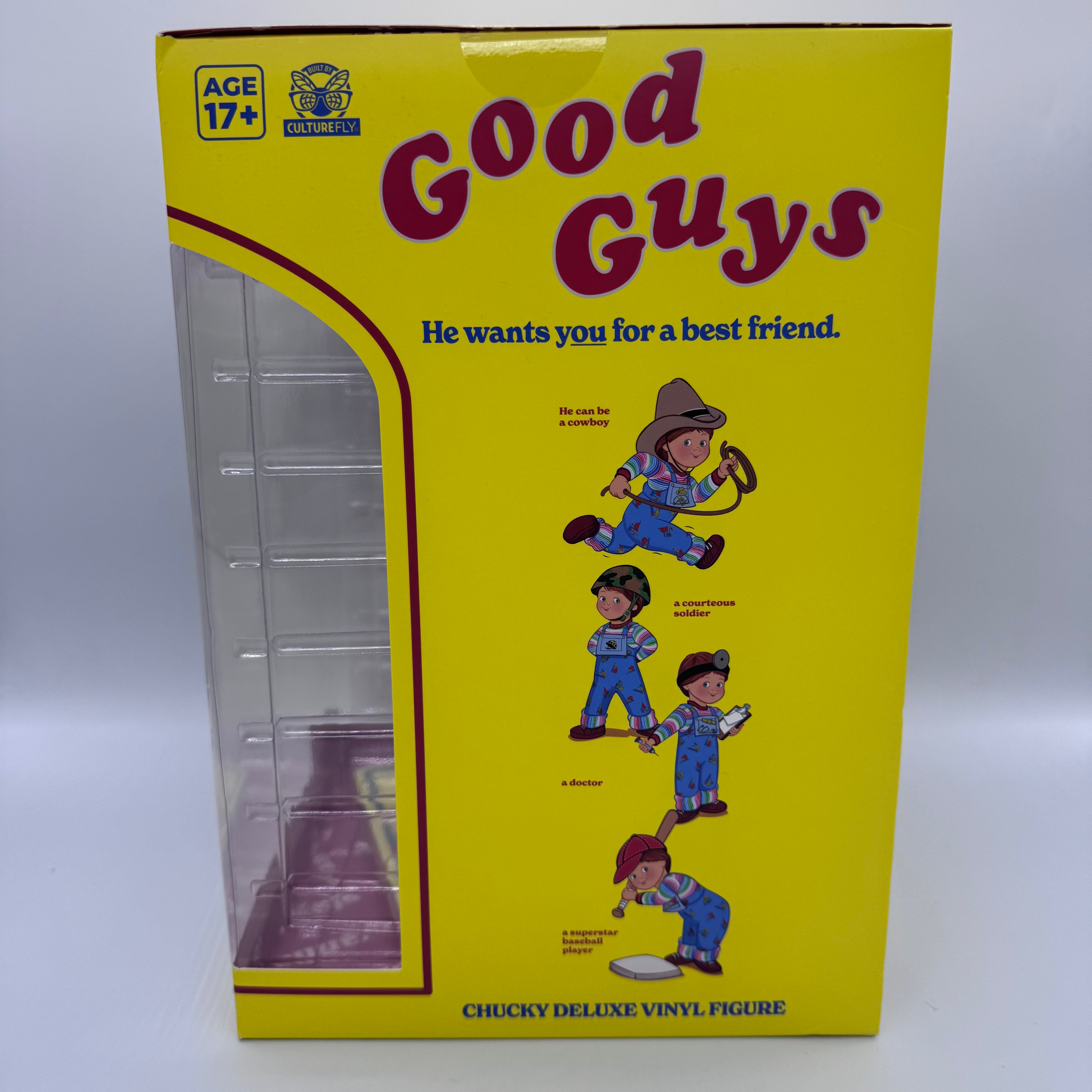 Good Guys Chucky Deluxe Vinyl Figure 9" – Culturefly (Child's Play)