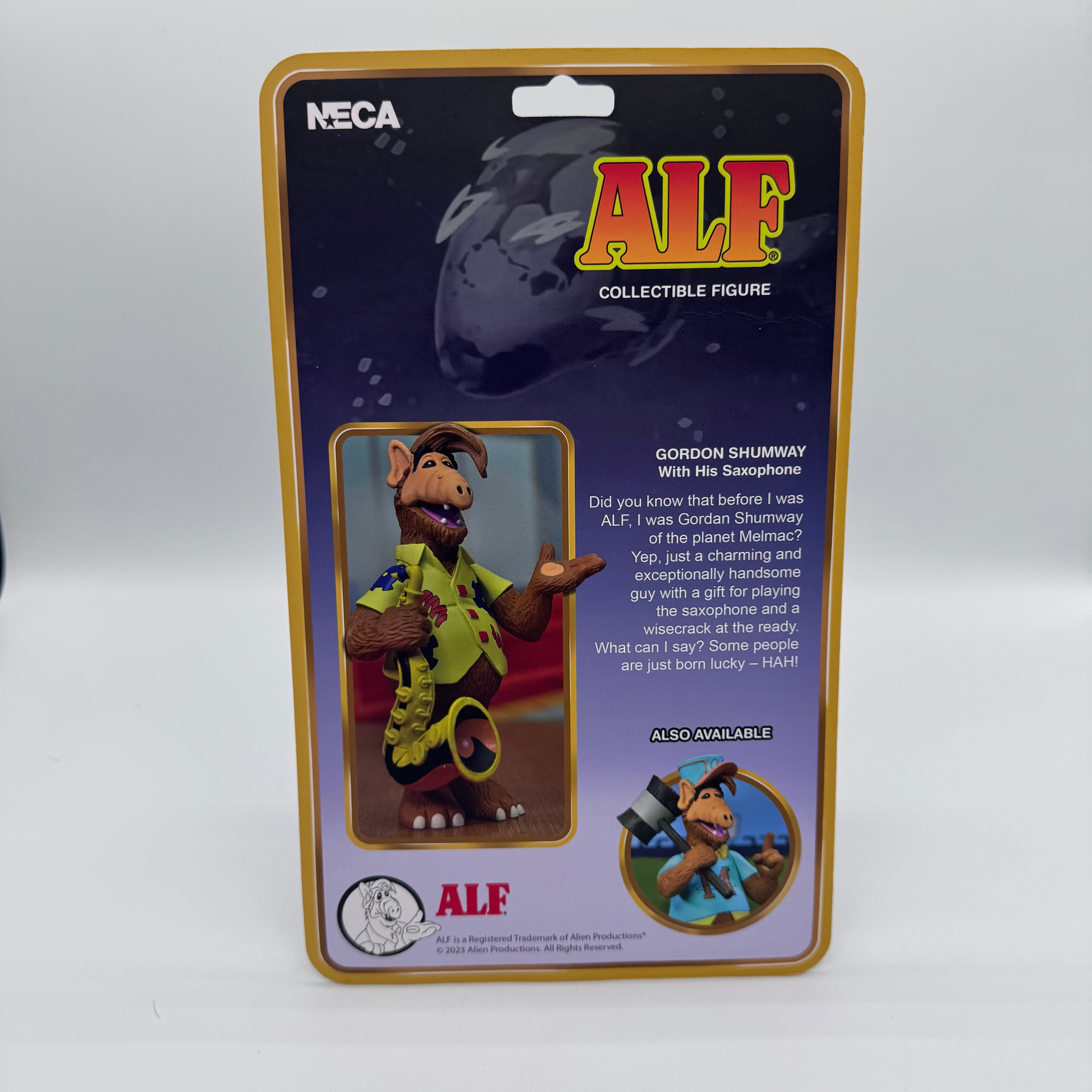 NECA ALF Collectible Figure – Gordon Shumway with Saxophone