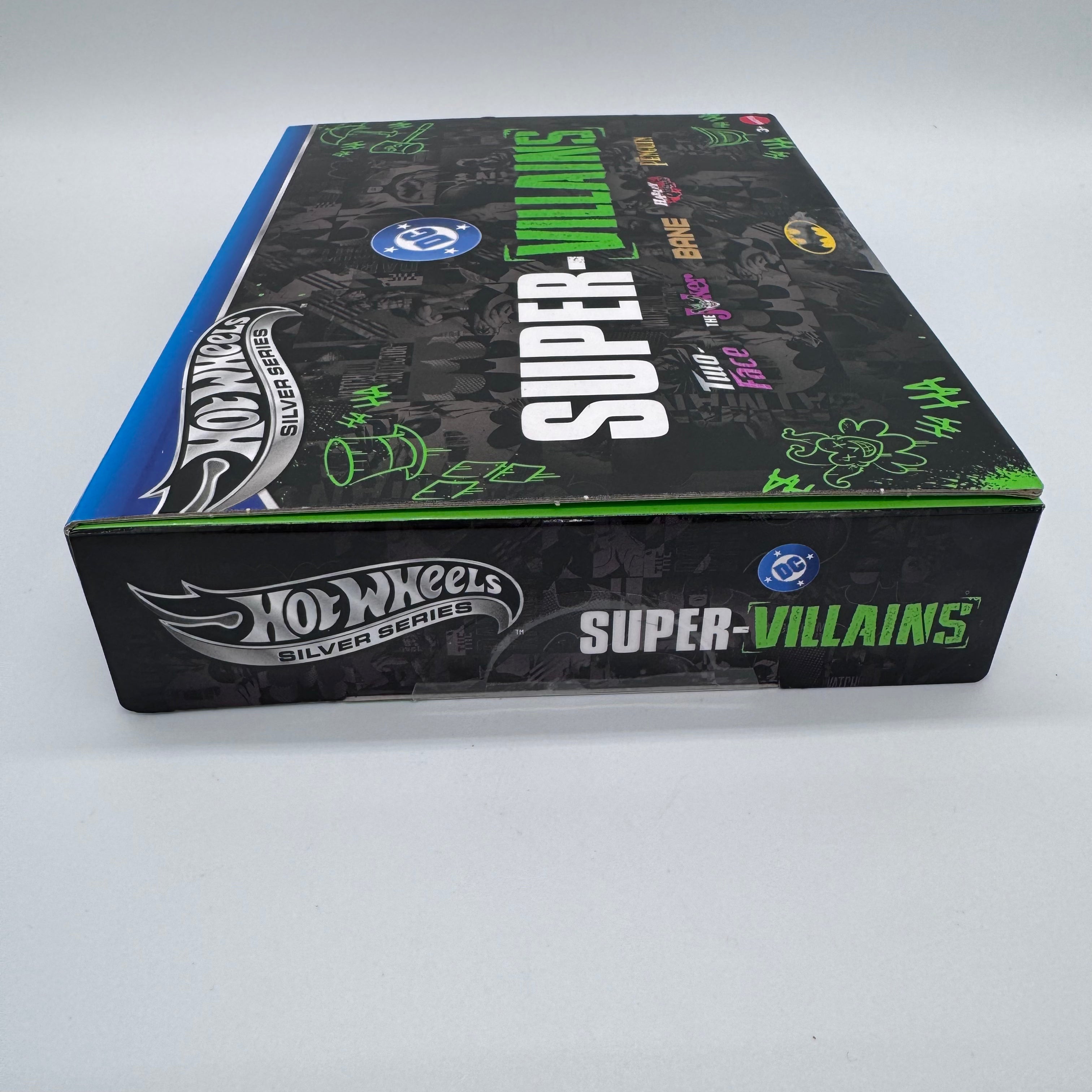 Hot Wheels Silver Series DC Super-Villains 5-Pack – Joker, Harley Quinn, Bane, Two-Face & Penguin