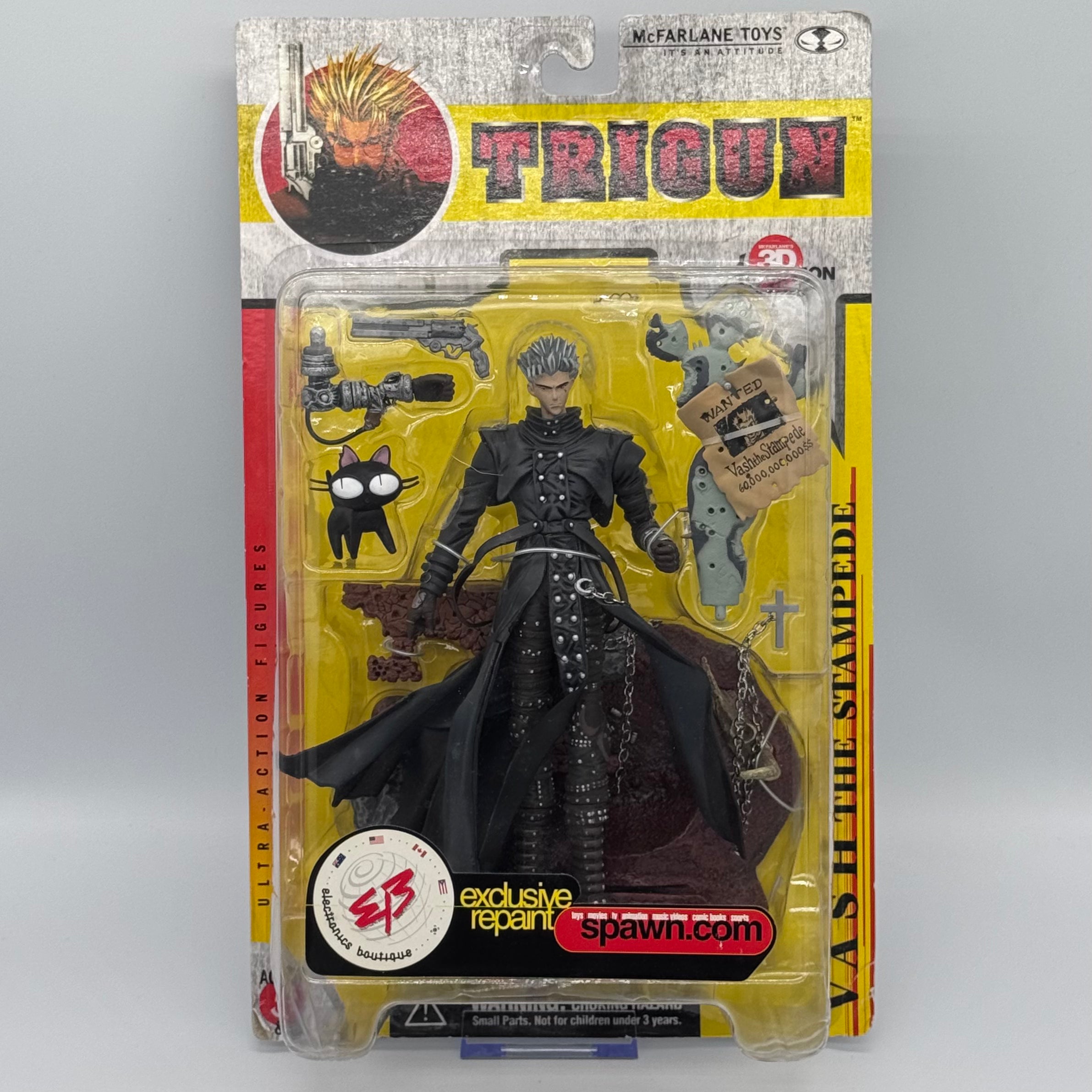 McFarlane Toys Trigun – Vash the Stampede Ultra-Action Figure (Electronics Boutique Exclusive Repaint)