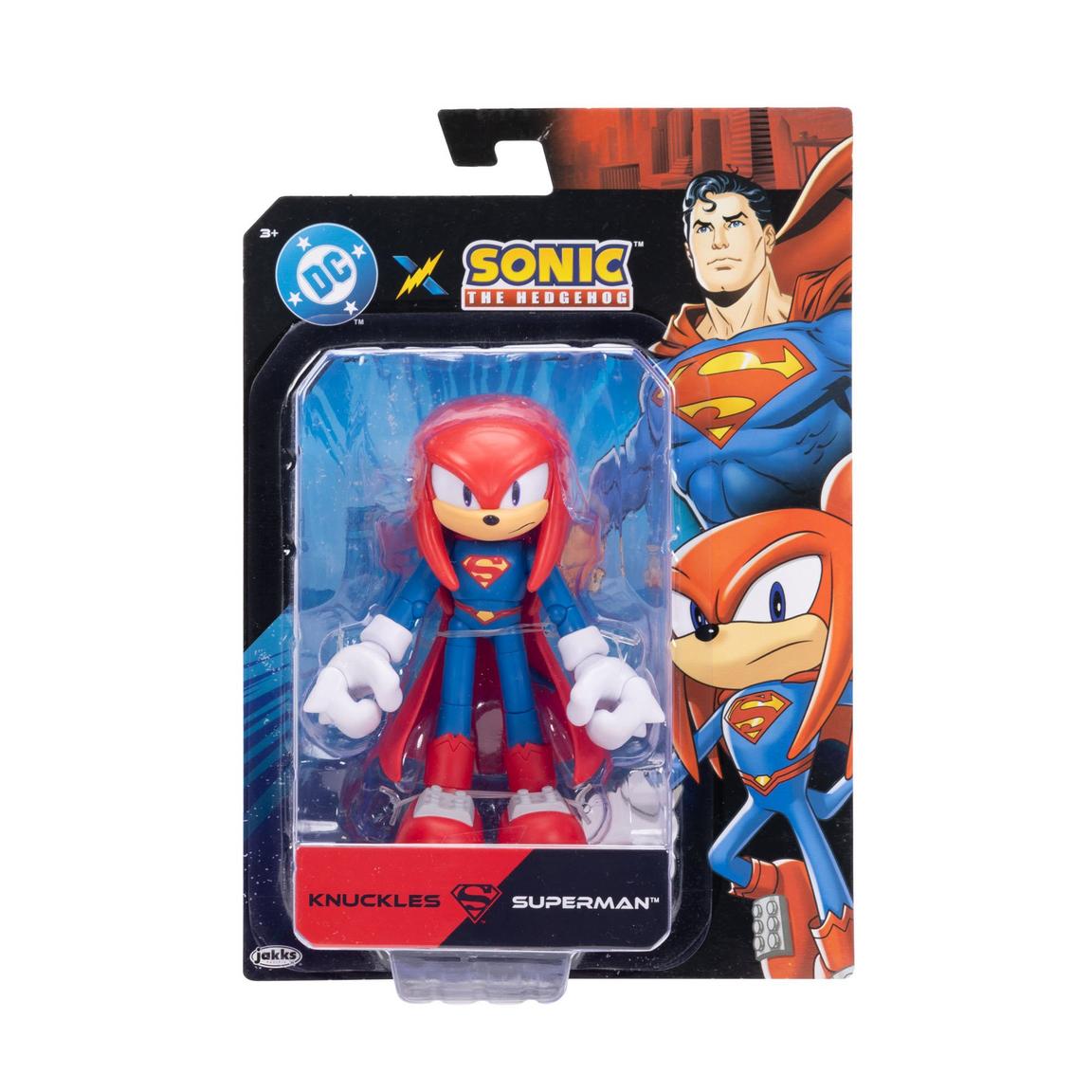 Knuckles Superman DC x Sonic The Hedgehog