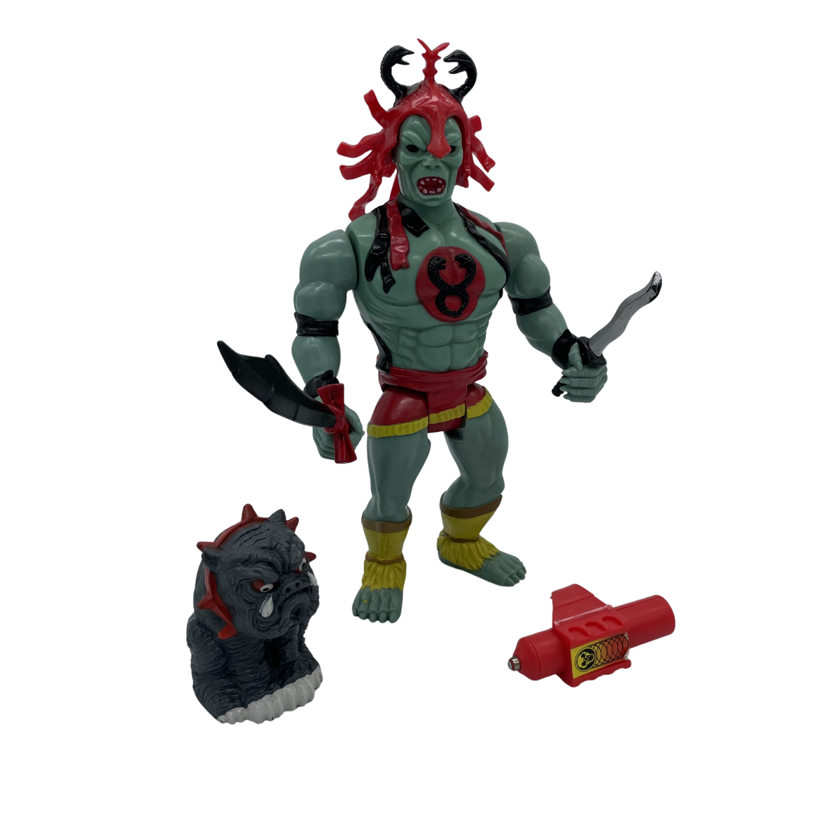 Thundercats 1985 - Mumm-Ra Action Figure 1985 Vintage,Working Arms, Ravage - Nearly Complete
