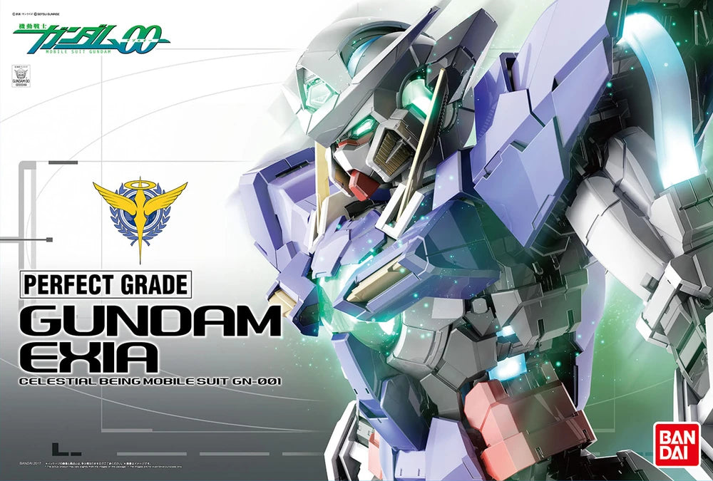 Bandai Perfect Grade Gundam Exia GN-001 1/60 Scale Model Kit – New Unbuilt (Open Box)
