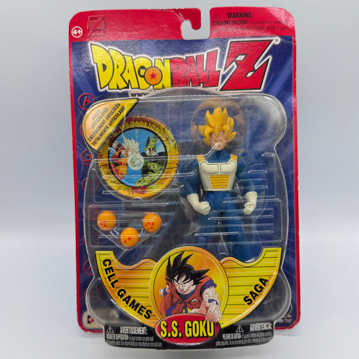 Irwin Toy Dragon Ball Z S.S. Goku Action Figure — Cell Games Saga, Carded