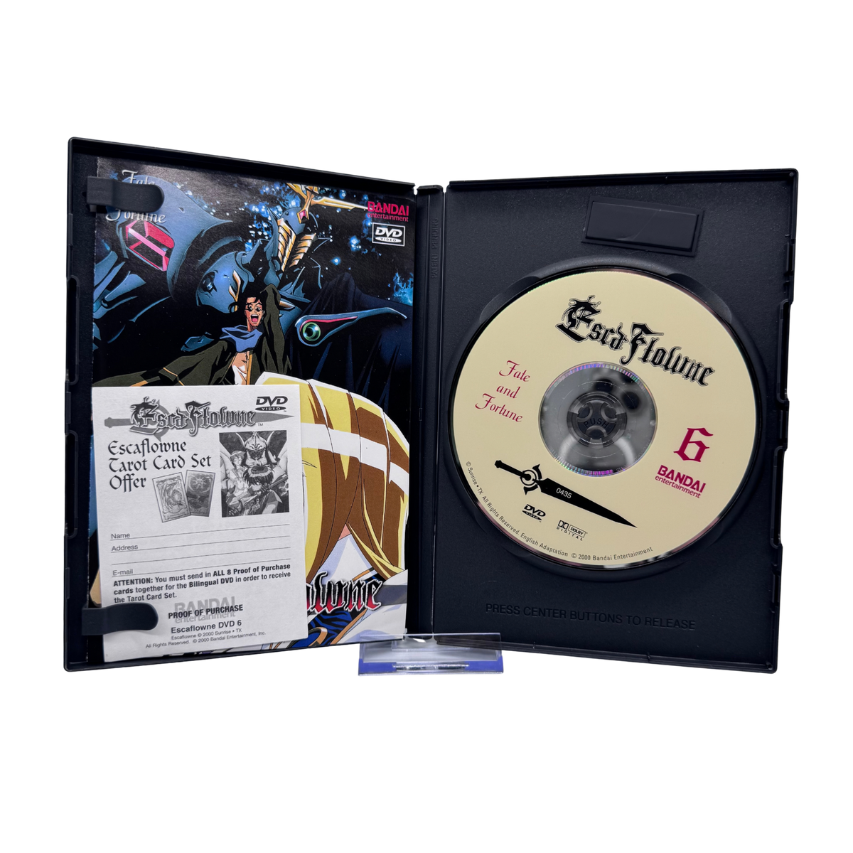 Vision of Escaflowne Complete DVD Set — All 8 Volumes (Lightly Used)