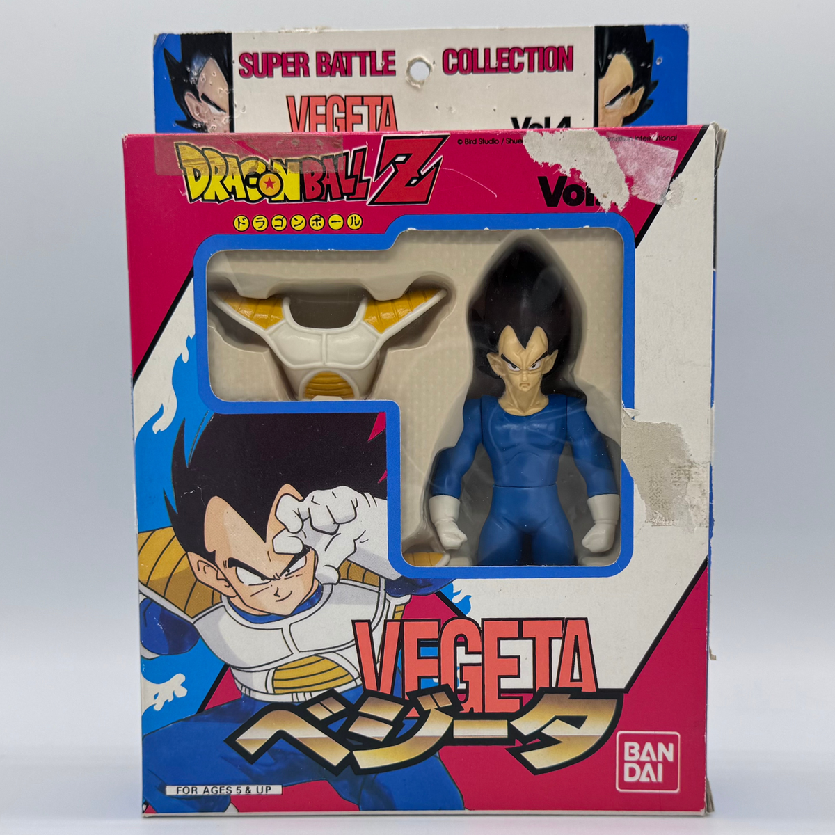 Bandai Dragon Ball Z Super Battle Collection Vol. 4 — Vegeta (1994) - Boxed Open