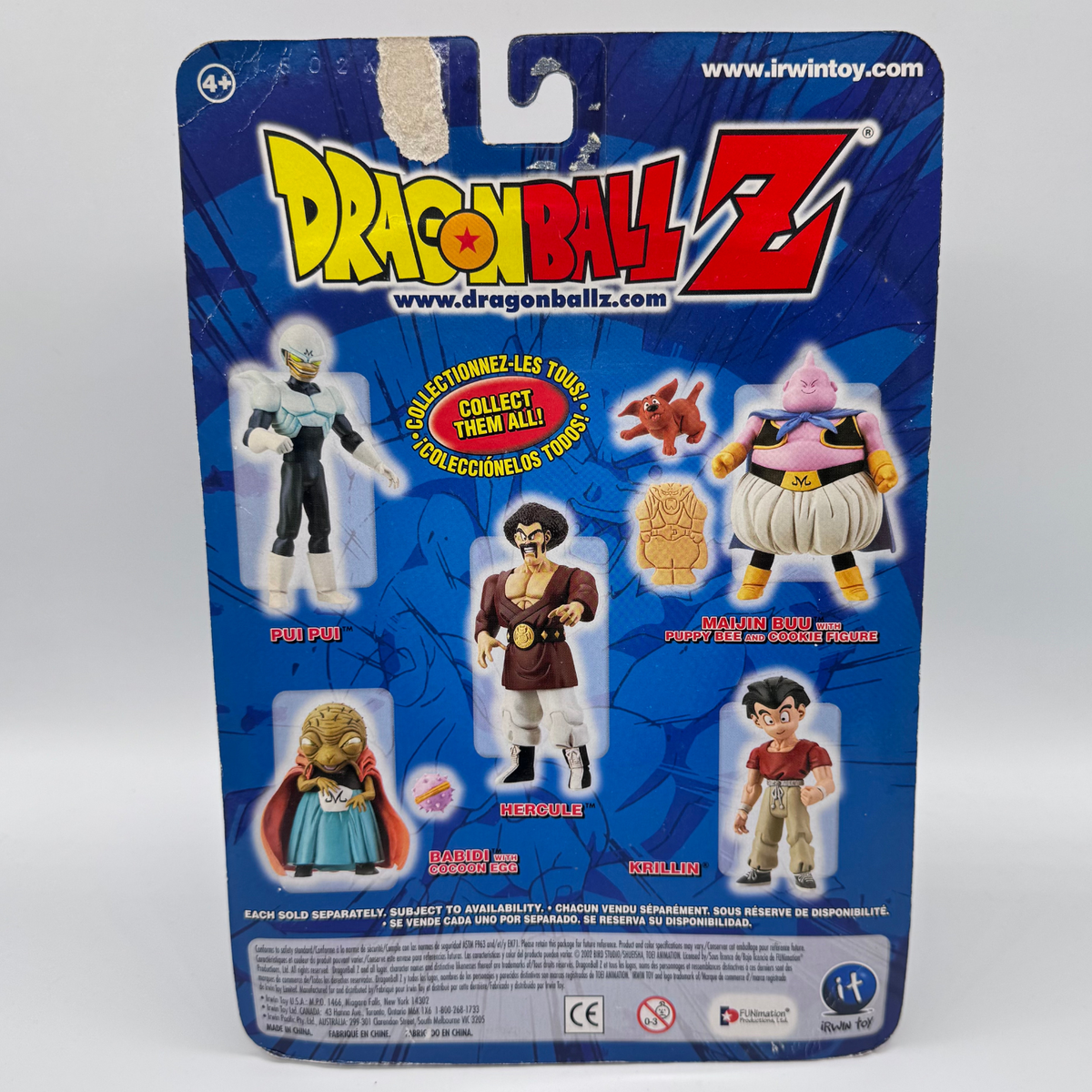 Irwin Toy Dragon Ball Z Pui Pui Action Figure — Babidi Saga, Carded