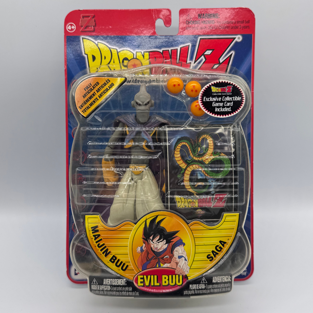 Irwin Toy Dragon Ball Z Evil Buu Action Figure — Majin Buu Saga, Carded