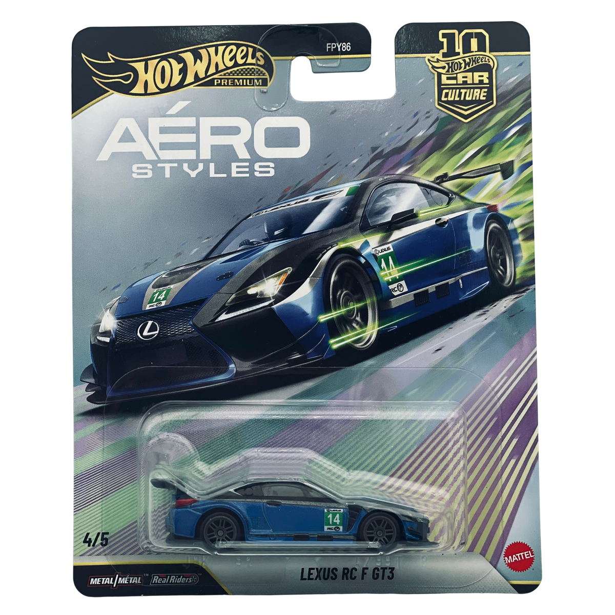 Hot Wheels Premium Lexus RC F GT3 | Aero Styles 4/5
