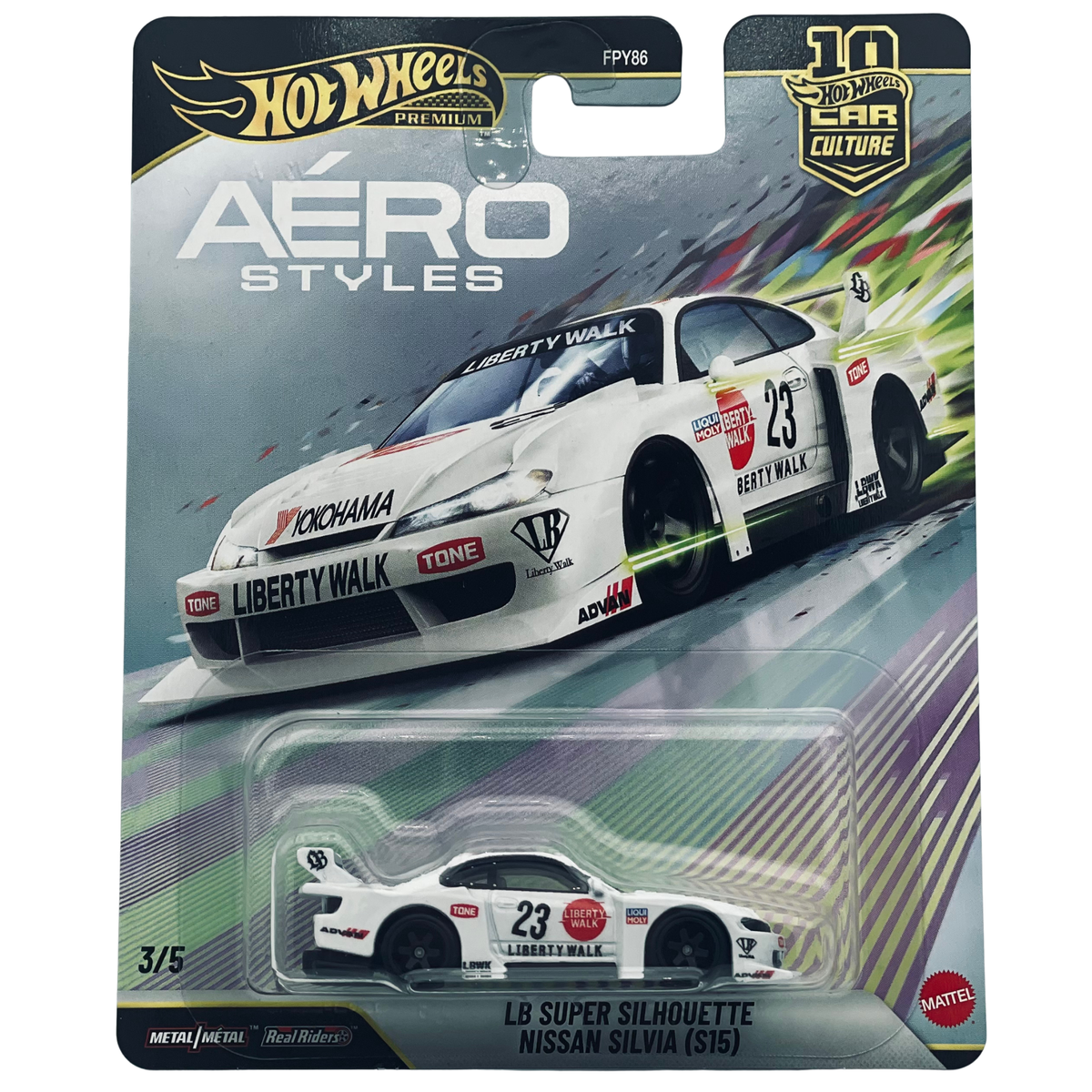 Hot Wheels Premium LB Super Silhouette Nissan Silvia (S15) 3/5