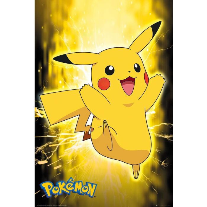 Pokemon - Pikachu Neon - POSTER