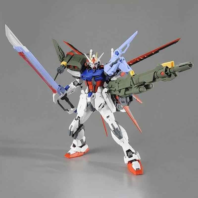 MG 1/100 AQME-X03 Launcher Striker & AQME-X02 Sword Striker - Gundam SEED (Bandai Namco)