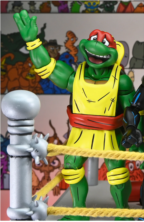 NECA Teenage Mutant Ninja Turtles Adventures - Donatello - Stump Arena Presents