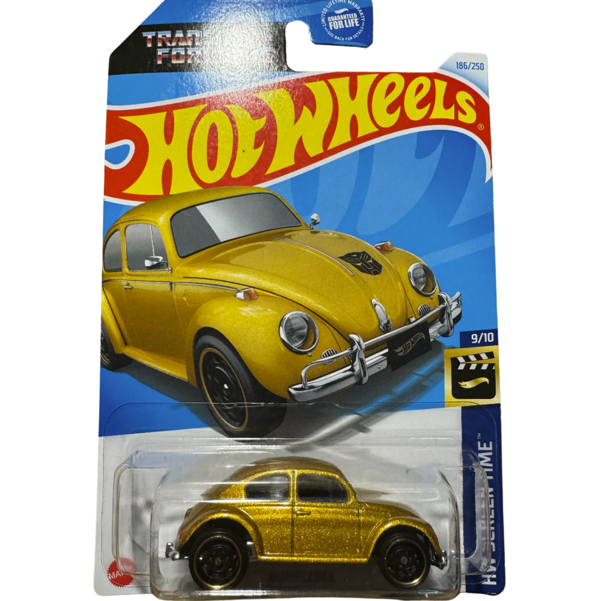 2024 Hot Wheels Bumblebee (186/250) from the HW Screen Time 9/10 series Gold flake