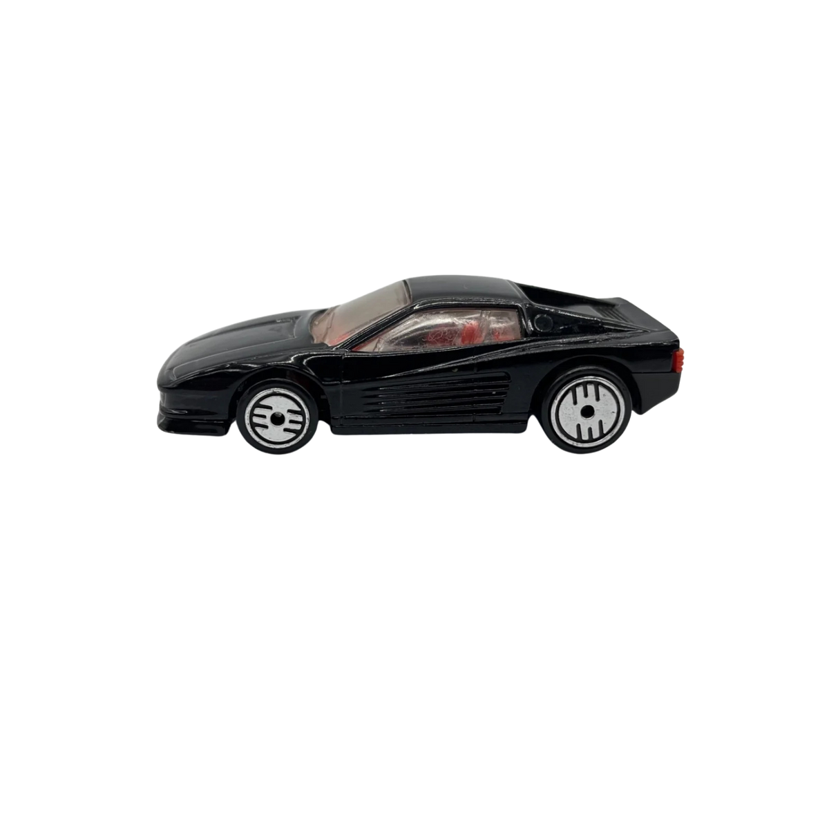 1987 Hot Wheels #1897 - 1986 FERRARI TESTAROSSA – Ultra Hots Black w/ Red - Loose