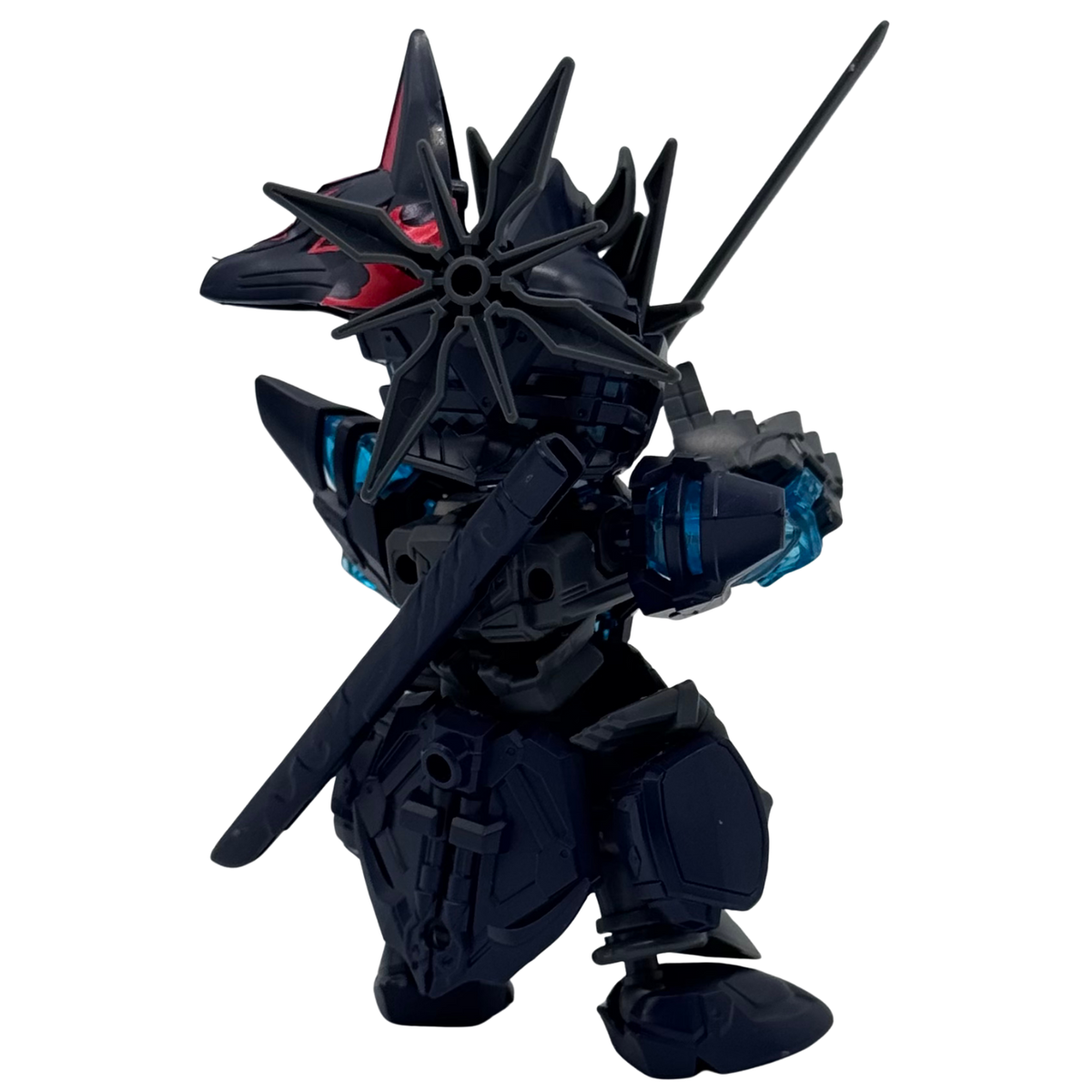 Assembled - Model Kit Bandi Gundam World heroes SDW Heroes Sasuke Delta Gundam.