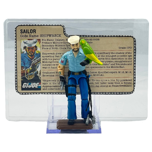 Vintage G.I. Joe Shipwreck Complete with Polly & File Card - Hasbro