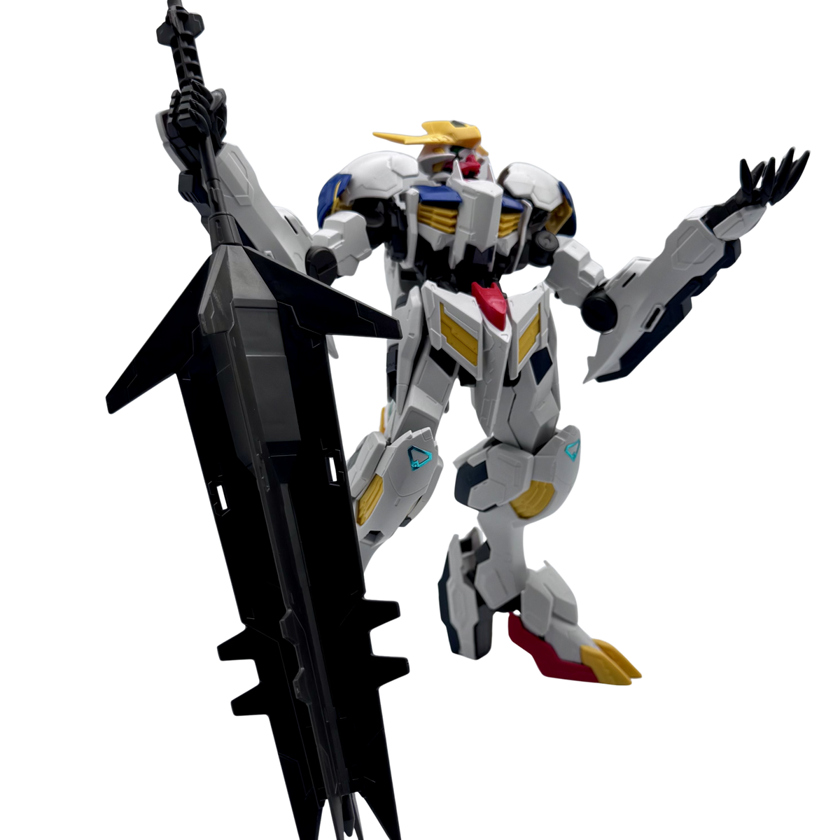 Assembled - BANDAI Hobby Full Mechanics Barbatos Lupus Rex Gundam IBO Model Kit (1/100 Scale)