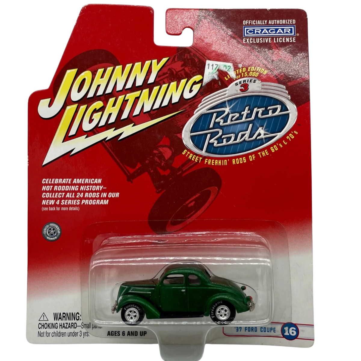 Johnny Lightning Retro Roads ’37 Ford Coupe – Green Diecast