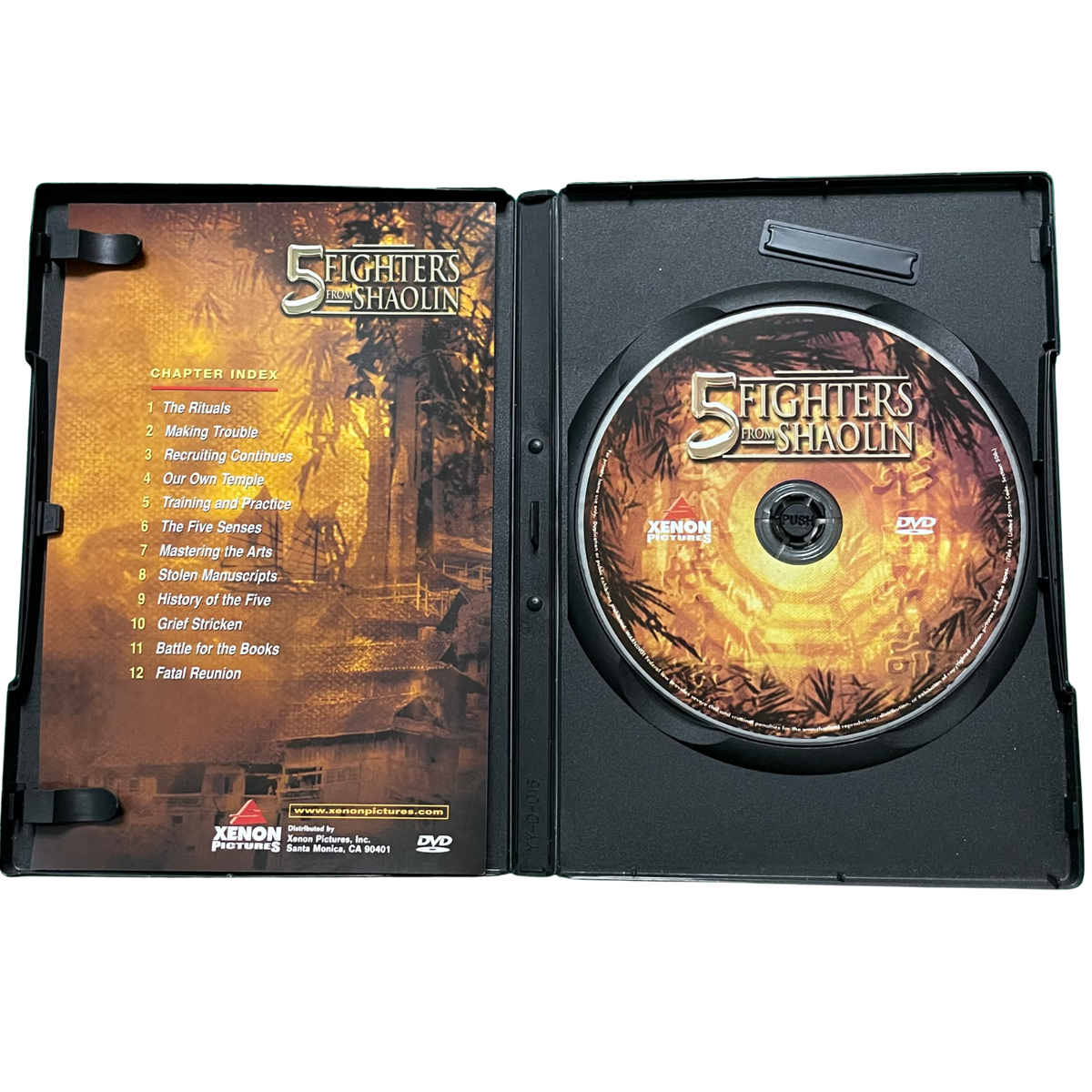 5 Fighters from Shaolin DVD (Used) – Digitally Remastered