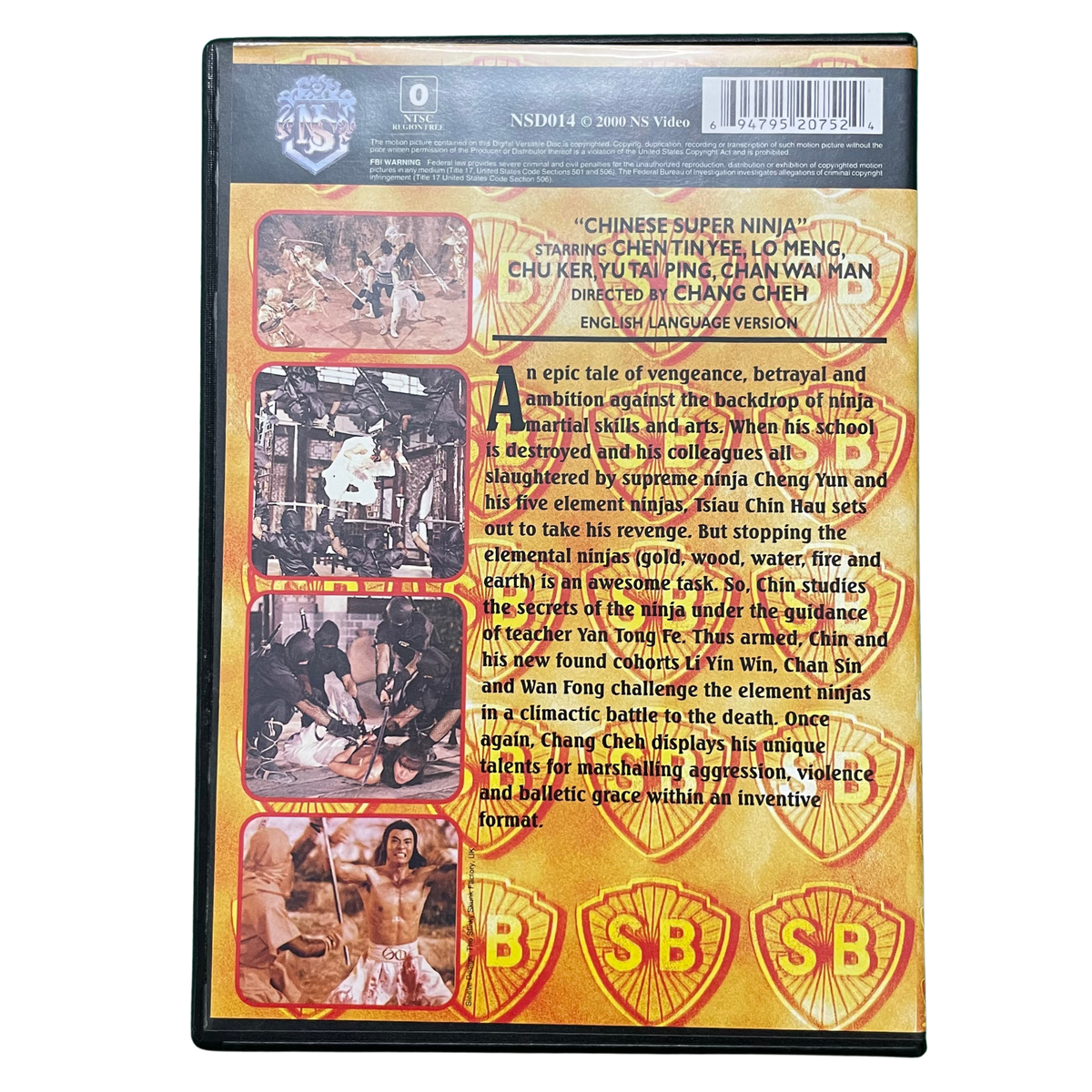 Chinese Super Ninja Shaw Scope DVD (Used) – Limited Collector's Edition