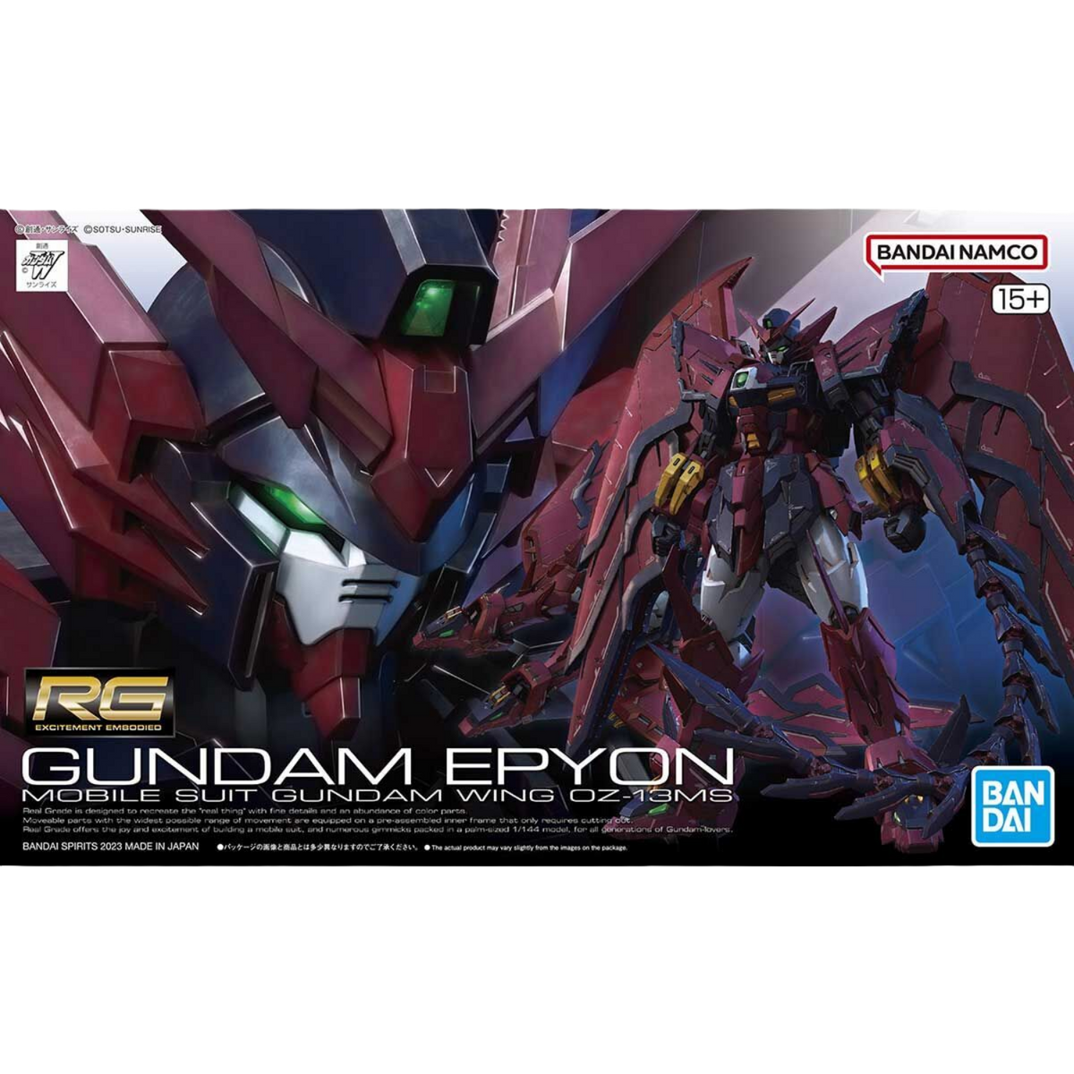 RG 1/144 Gundam Epyon - Mobile Suit Gundam Wing OZ-13MS (Bandai Namco)