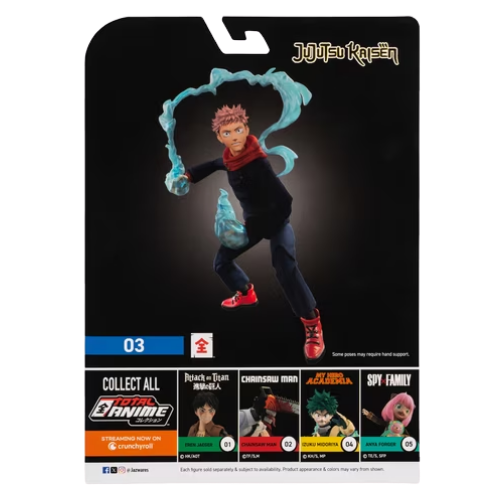 Jazwares Total Anime Jujutsu Kaisen Yuji Itadori Action Figure #03