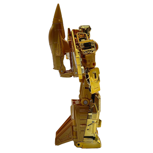 Transformers Golden Lagoon Starscream Gold Figure - Loose w/ extra gun
