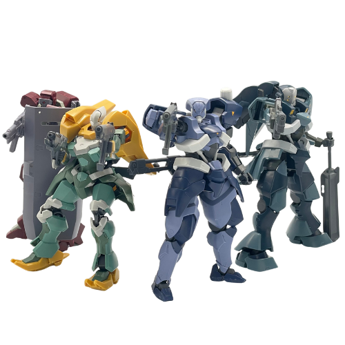 Teiwaz / Tekkadan Squad Lot | HG 1/144 Gundam Iron-Blooded Orphans 4-Pack | Rouei, Hekija, Shiden & Hyakuren