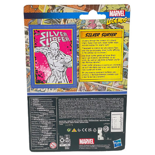 Marvel Legends Retro Silver Surfer – Kenner 3.75-Inch – Carded