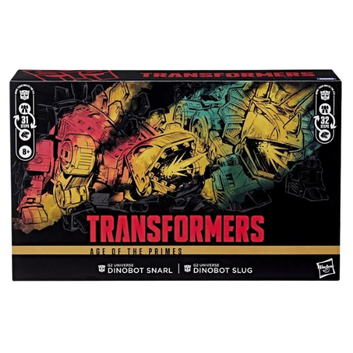 Transformers Age of the Primes G2 Dinobot Snarl & Slug Two-Pack