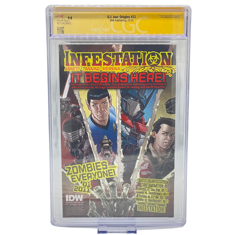 G.I. Joe: Origins #22 CGC 9.8 Signature Series Triple Signed - IDW