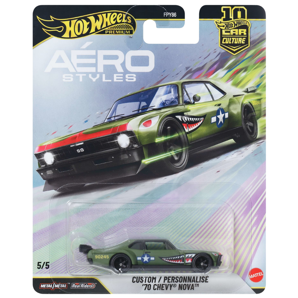 Hot Wheels Premium Custom ’70 Chevy Nova | Aero Styles 5/5