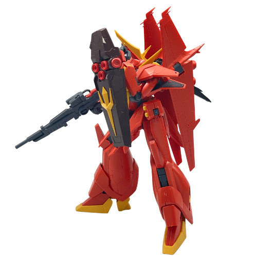 Gundam ZZ RE/100 AMX-107 Bawoo 1/100 Model Kit – Assembled