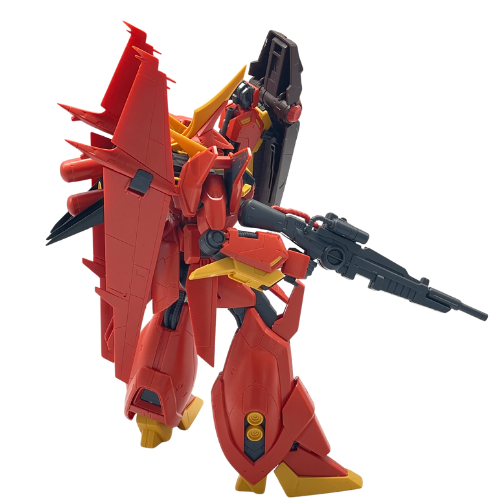 Gundam ZZ RE/100 AMX-107 Bawoo 1/100 Model Kit – Assembled