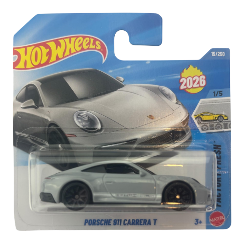 Hot Wheels Porsche 911 Carrera T Factory Fresh 1/5 Silver