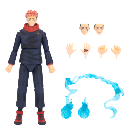 Jazwares Total Anime Jujutsu Kaisen Yuji Itadori Action Figure #03