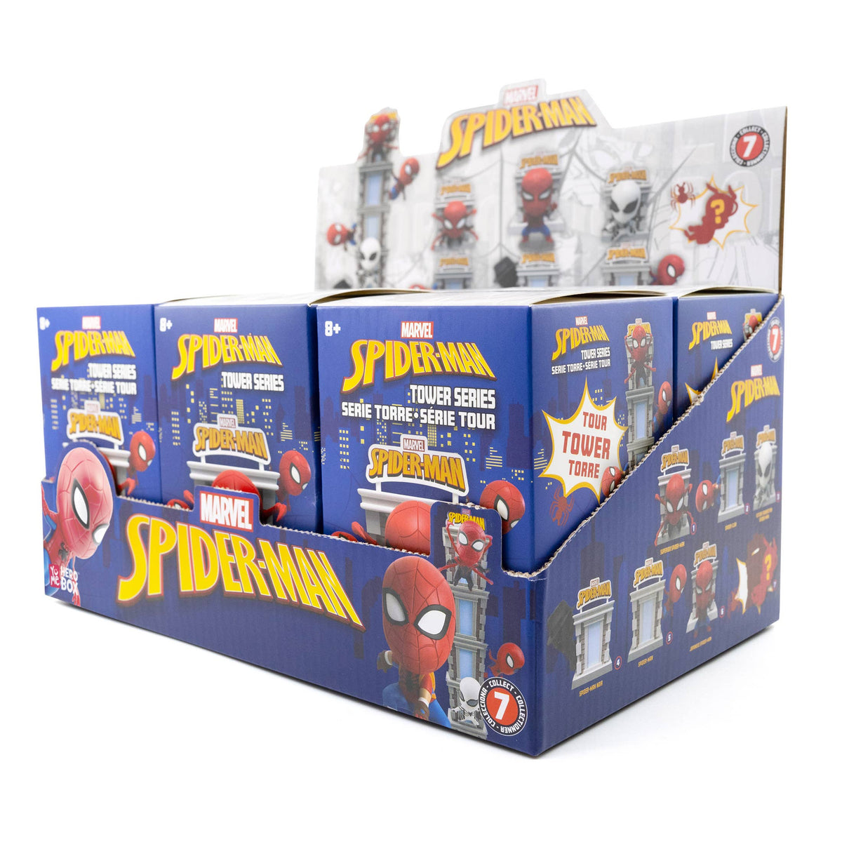 Marvel Spider-Man Tower Series Hero Box Blind Box Pack of 6