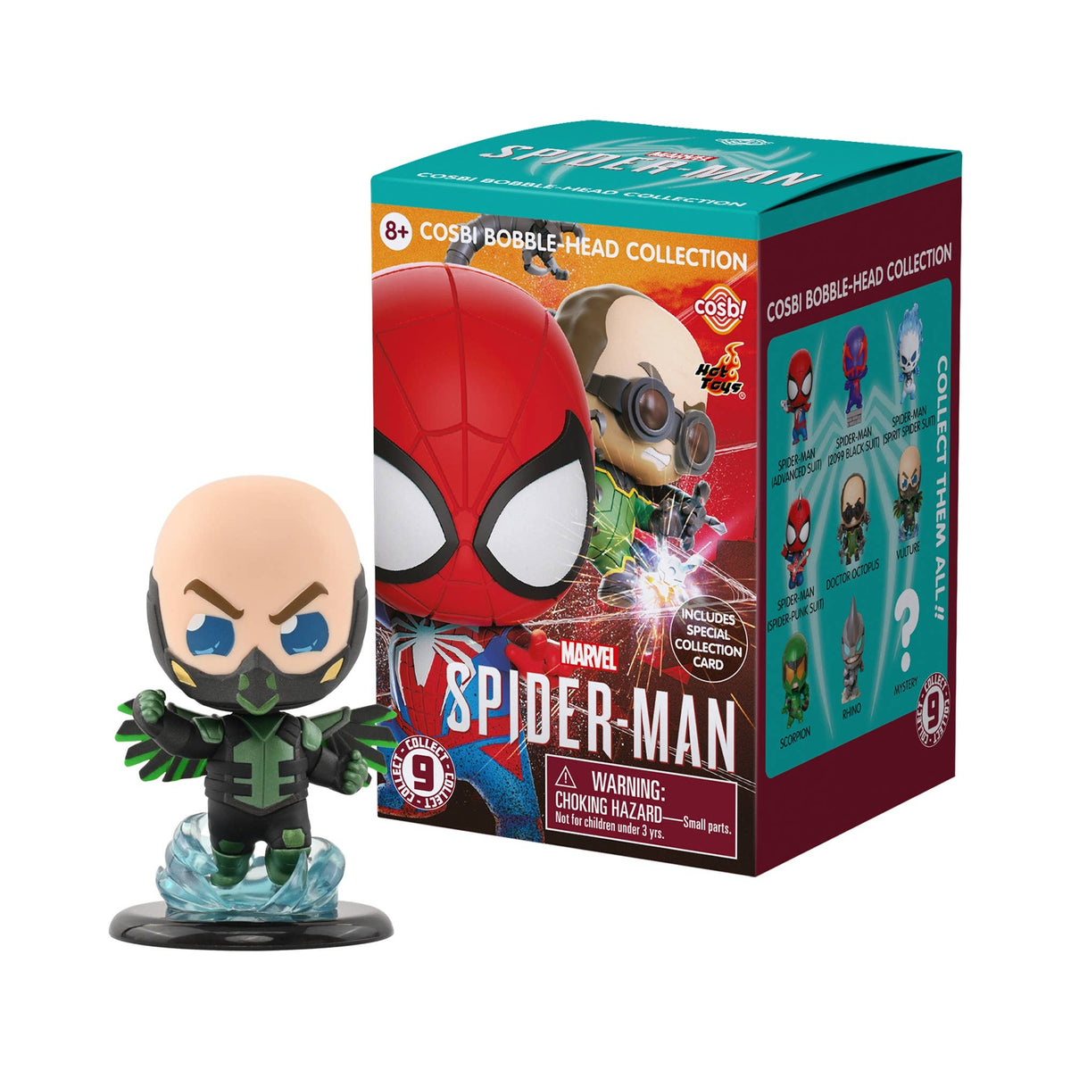 YuMe Marvel's Spider-Man Cosbi Bobble-Head Collection