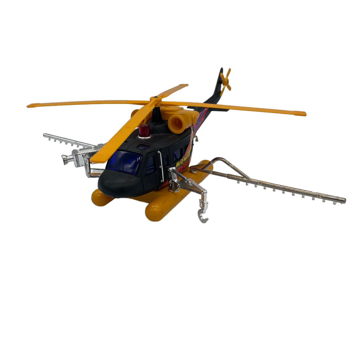 Mid-Nite Thunder Vintage battery powered toy 1985 - Helicopter Only