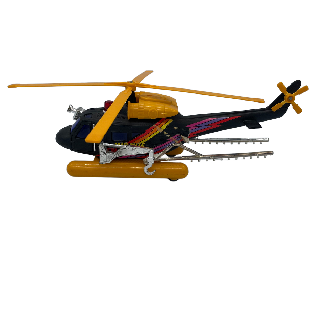 Mid-Nite Thunder Vintage battery powered toy 1985 - Helicopter Only