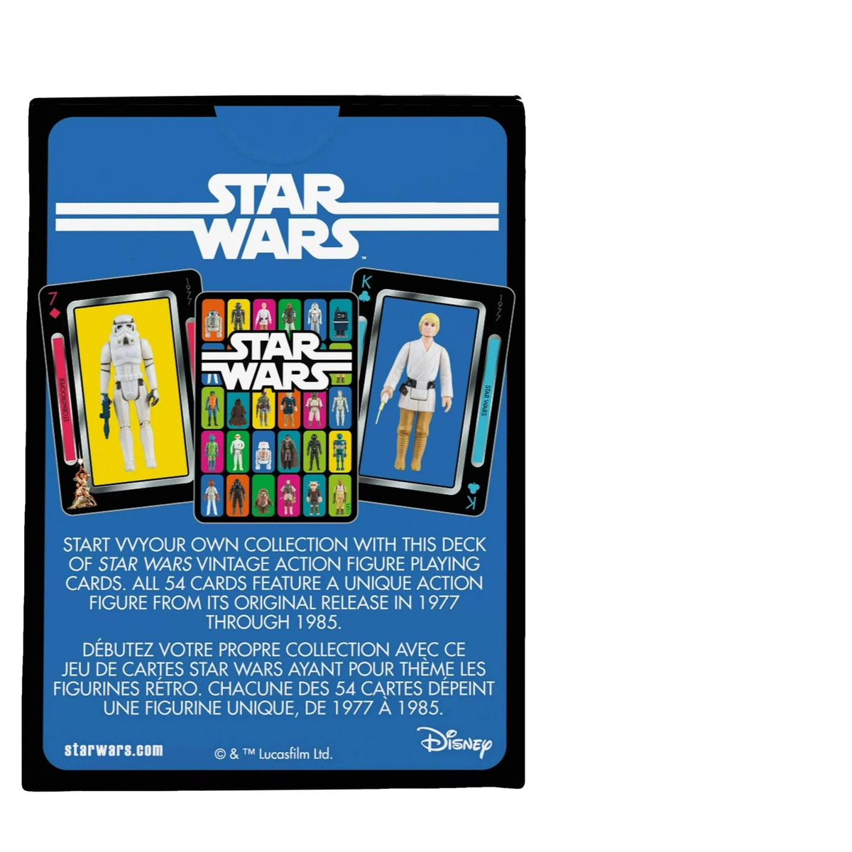Star Wars Vintage Kenner Action Figures Playing Cards